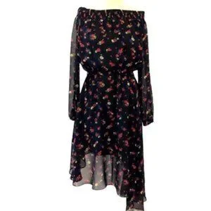 Dresses Moco Silk Floral Long Sleeve Dress Poshmark
